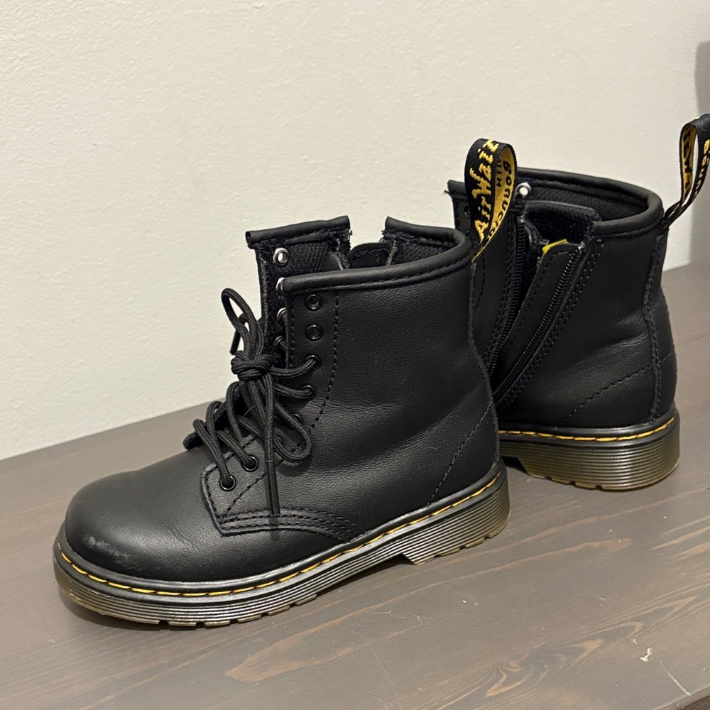Dr. Martens Black Leather Boots